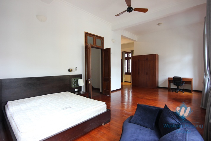 Villa with private swimming pool and large garden for rent in Tay Ho